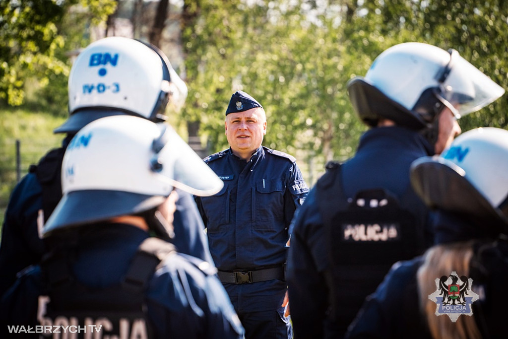 Trenowali m.in jak rozdzielić kibiców