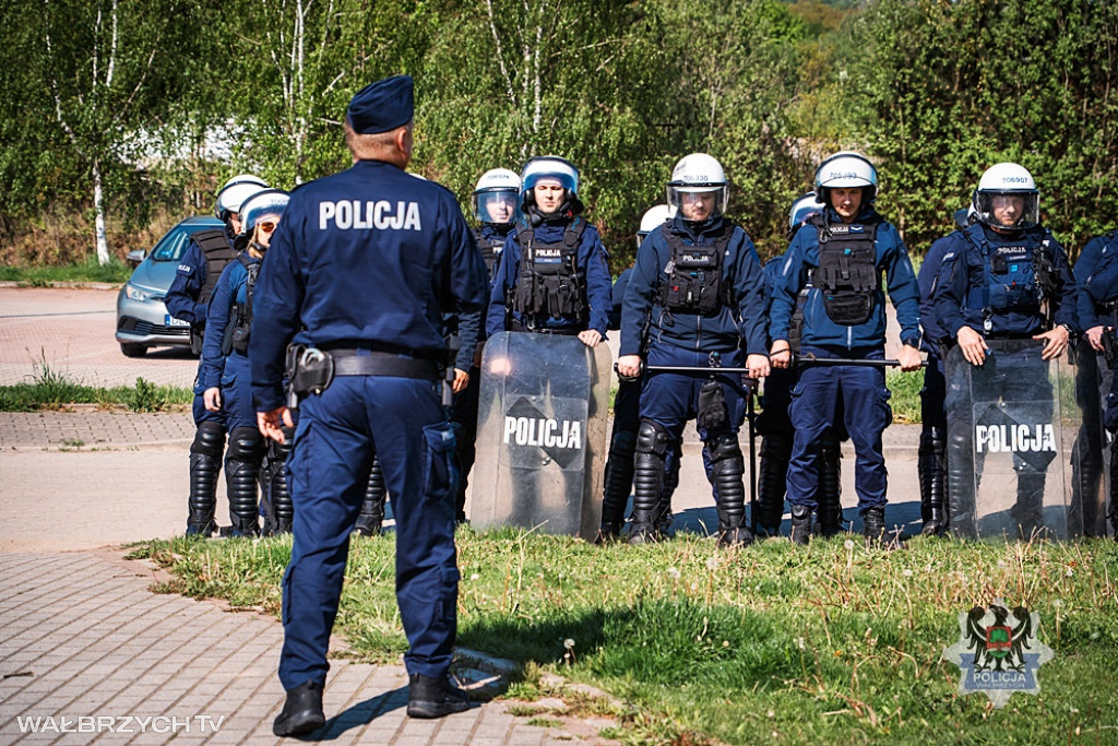 Trenowali m.in jak rozdzielić kibiców