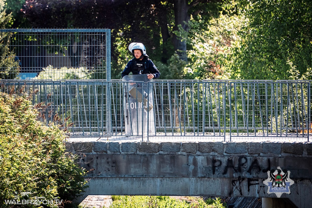 Trenowali m.in jak rozdzielić kibiców