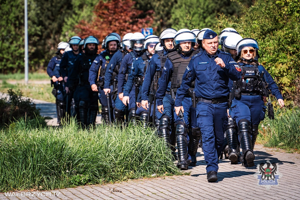 Trenowali m.in jak rozdzielić kibiców