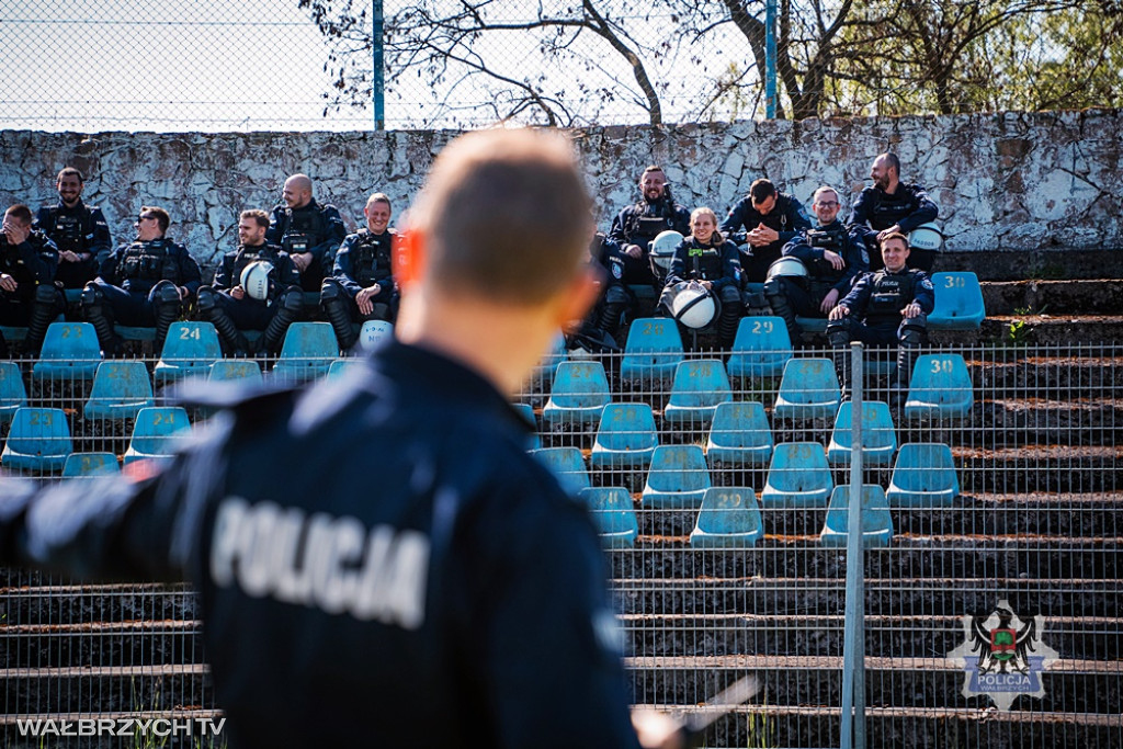 Trenowali m.in jak rozdzielić kibiców