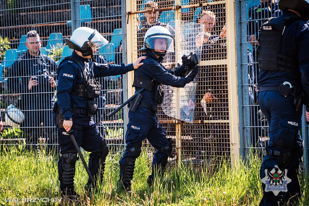 Trenowali m.in jak rozdzielić kibiców