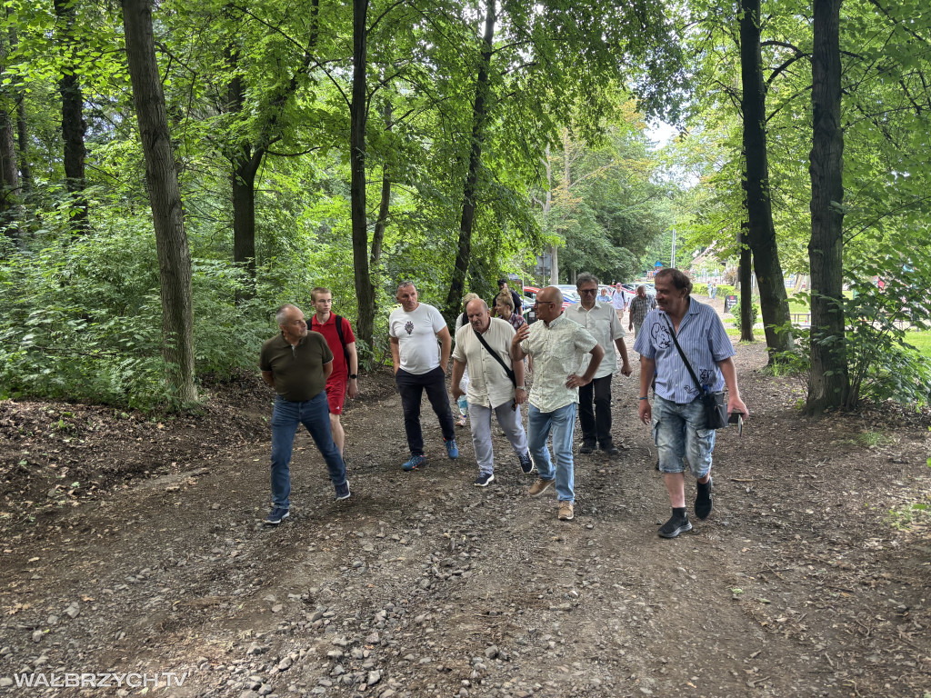 Spacer z burmistrzem Szczawna-Zdroju