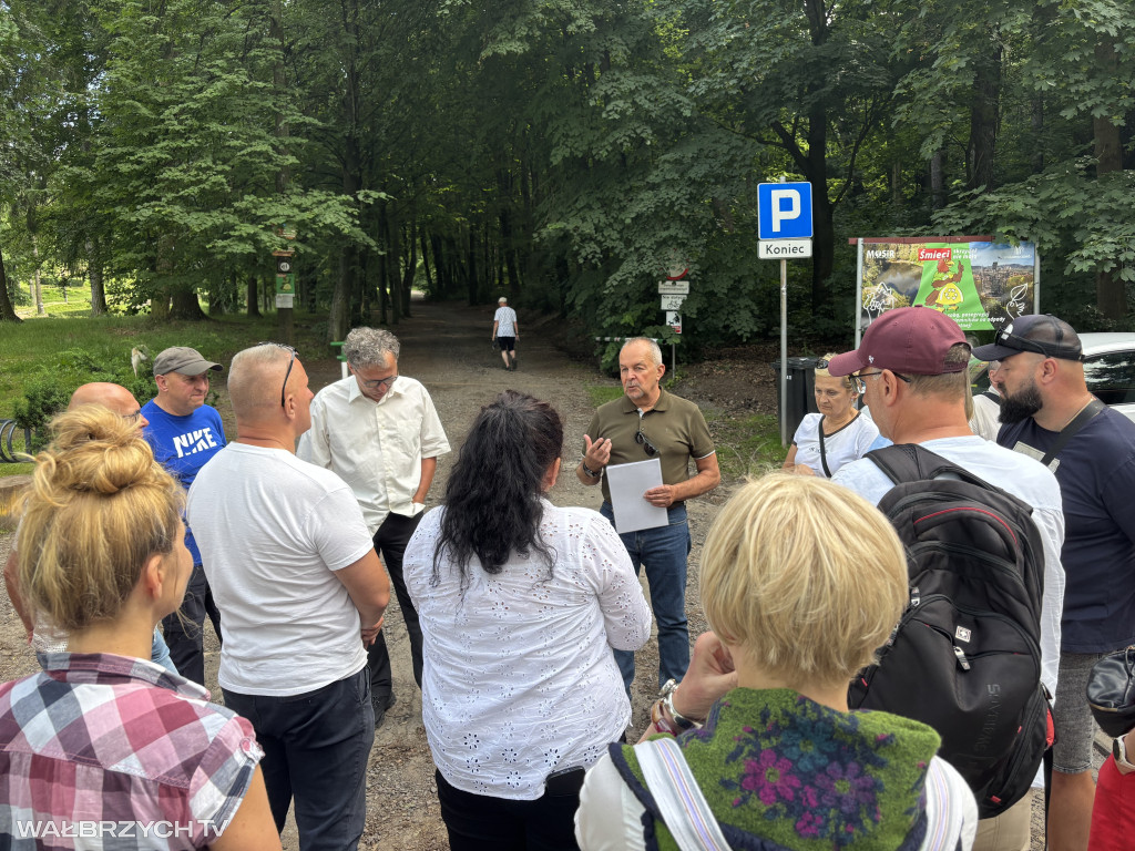 Spacer z burmistrzem Szczawna-Zdroju