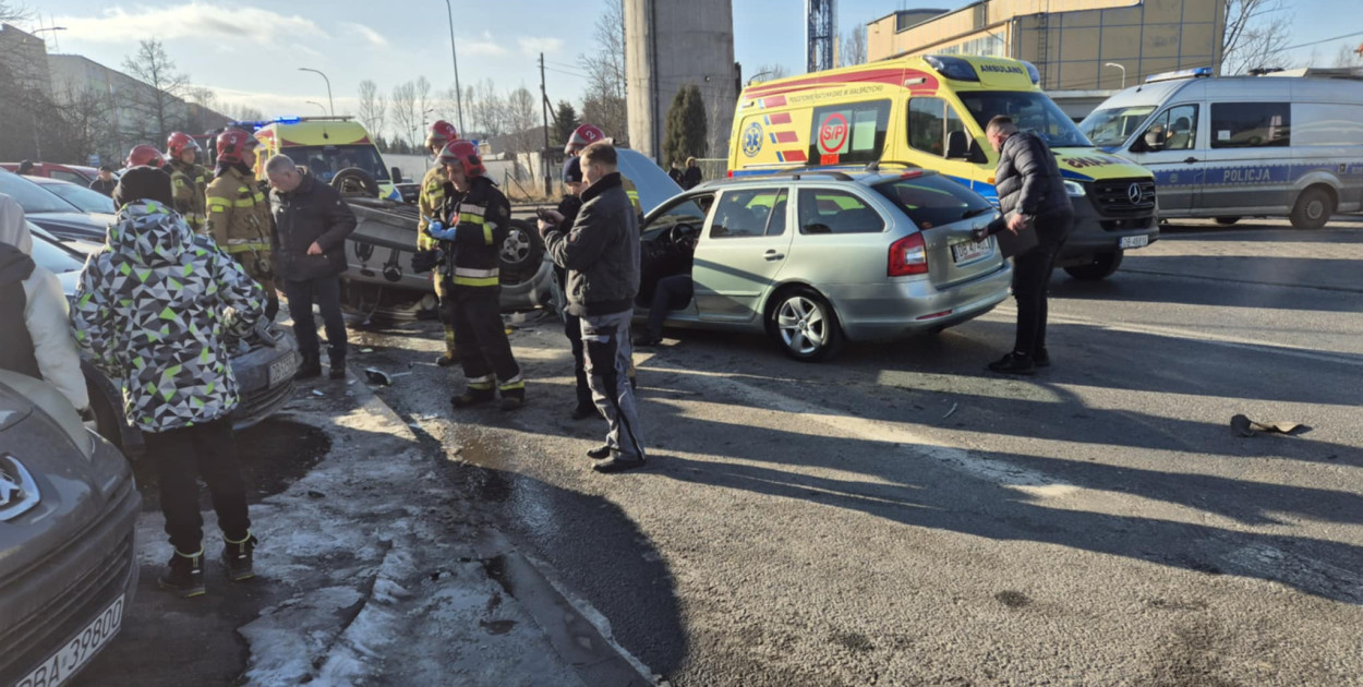 wypadek na ul. Długiej