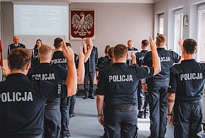Nowi wałbrzyscy policjanci złożyli ślubowanie-19691