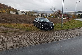 Czołowe zderzenie w Kamiennej Górze-20798
