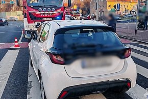 Kolizja na rondzie w Szczawnie-Zdroju-21999