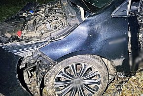 47-latek i dwóch pasażerów w szpitalu