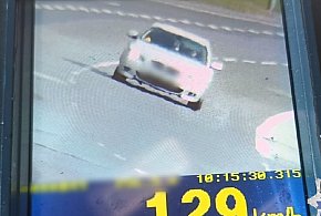 Jechał 129 km/h ulicą Wrocławską