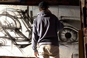 Legenda wałbrzyskiego graffiti odsłania kulisy swojej pasji