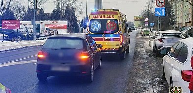 Pieszy wtargnął na jezdnię