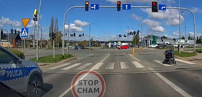 Wózek stanął na ulicy, a policja nie zareagowała
