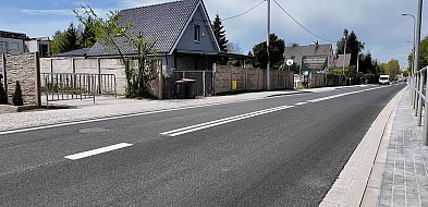 Ulica Ogrodowa już po remoncie