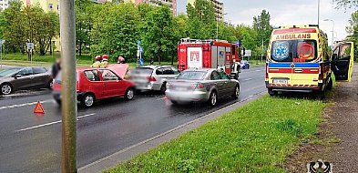 Kolizja na ul. Wieniawskiego