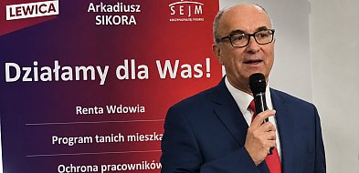 Włodzimierz Czarzasty w Wałbrzychu