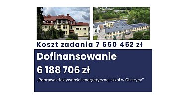 Głuszyca dostała 6,2 mln zł na termomodernizację szkół