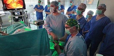 Poznawali nowatorskie techniki chirurgii onkologicznej