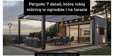 Pergole: 7 detali, które robią różnicę w ogrodzie i na tarasie