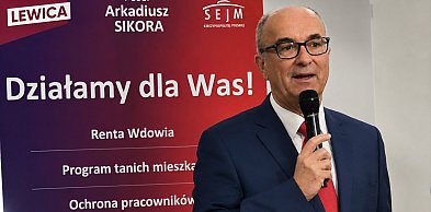 Włodzimierz Czarzasty w Wałbrzychu