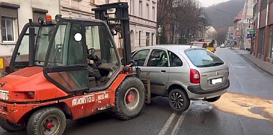 Wałbrzych: Zamiast lawety wózek widłowy-22357