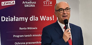 Włodzimierz Czarzasty w Wałbrzychu