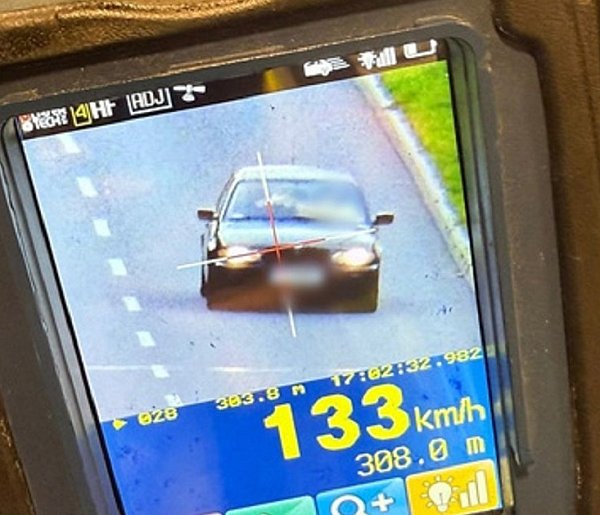 Pędził 133 km/h ulicą Gaulle'a-20178