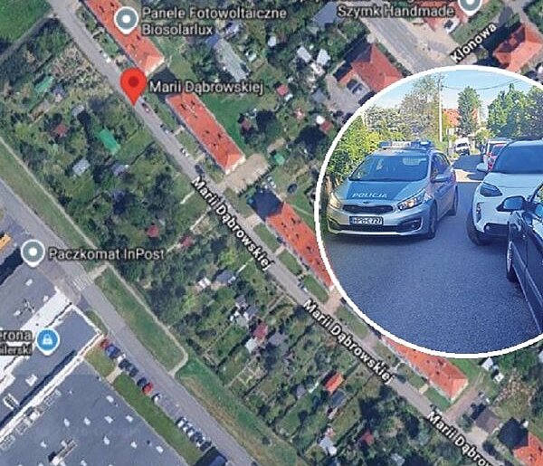 66-latka wjechała w śmietniki. Miała 2 promile