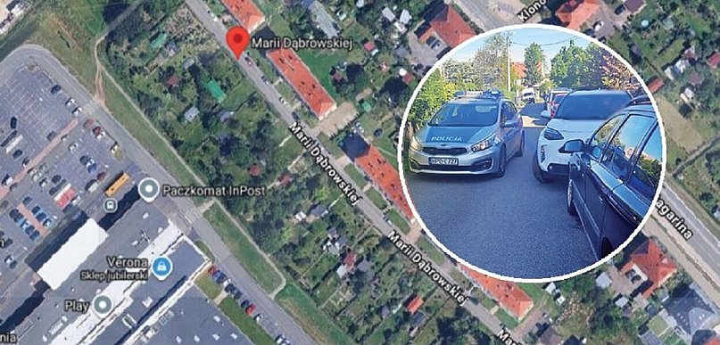 66-latka wjechała w śmietniki. Miała 2 promile