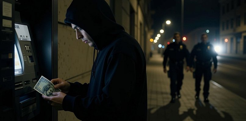 Namierzyli 'odbieraka' przy bankomacie - 20978