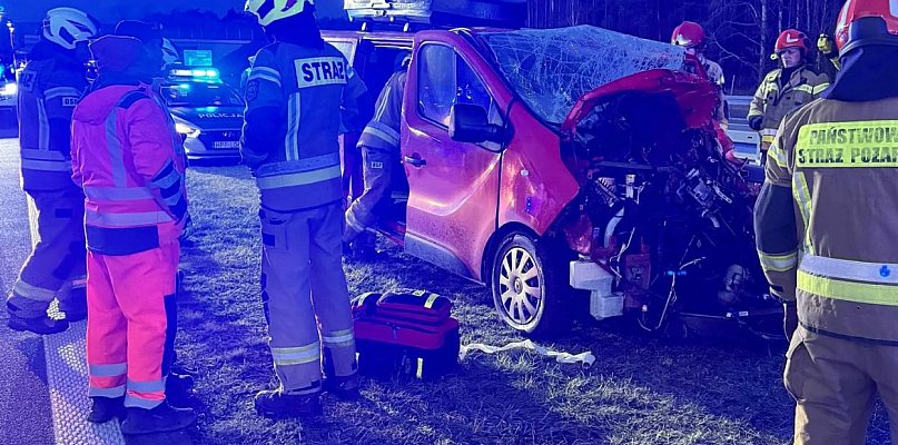 Wypadek busa z biathlonistami. Byli w nim zawodnicy z Czarnego Boru - 21485