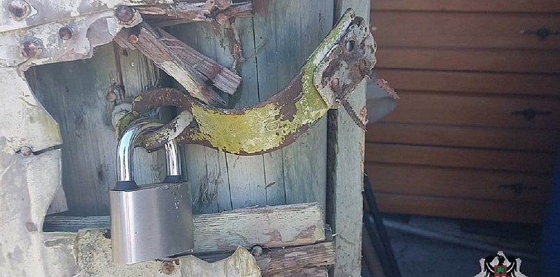 Włamał się do altanki na Podzamczu i próbował ukraść narzędzia