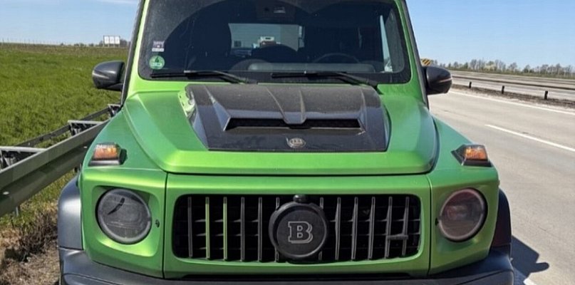 Kąty Wrocławskie: mercedes za milion i akcja jak z filmu na A4