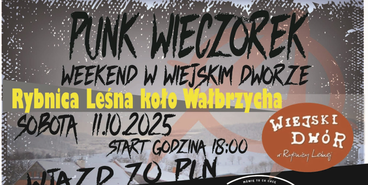 Punk Wieczorek w Wiejskim Dworze
