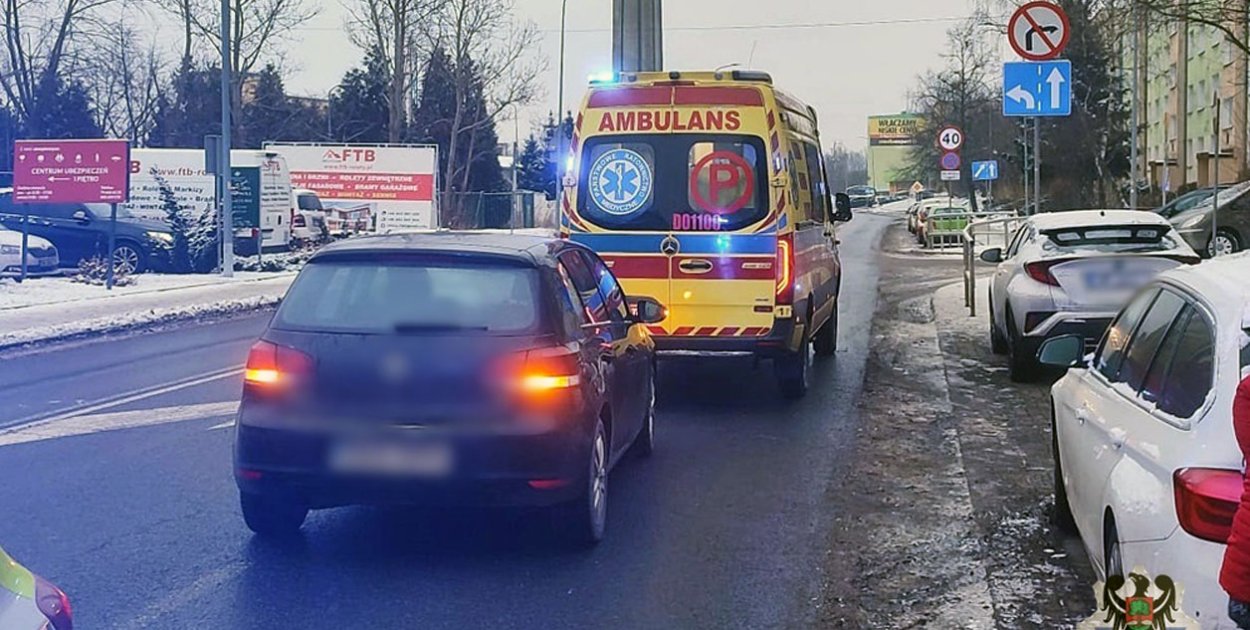 Pieszy wtargnął na jezdnię