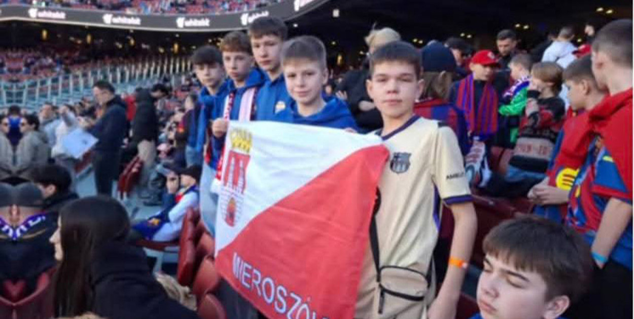 Kibicowali Lewandowskiemu na Camp Nou