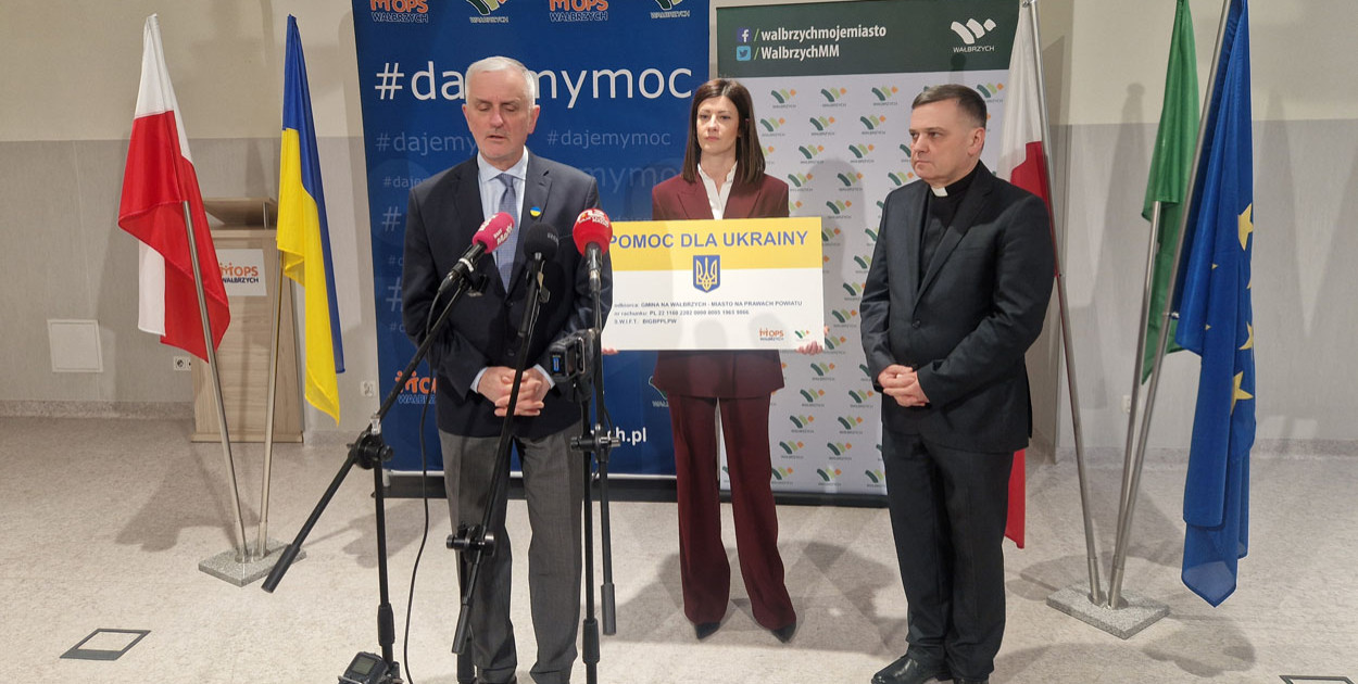 Gmina Wałbrzych wznawia zbiórkę na rzecz Ukrainy