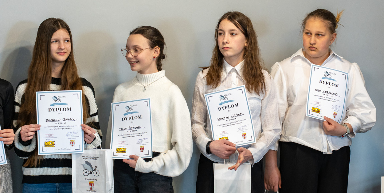 Pegazik w Mieroszowie. Recytacje na wysokim poziomie