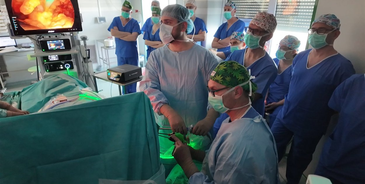 Poznawali nowatorskie techniki chirurgii onkologicznej