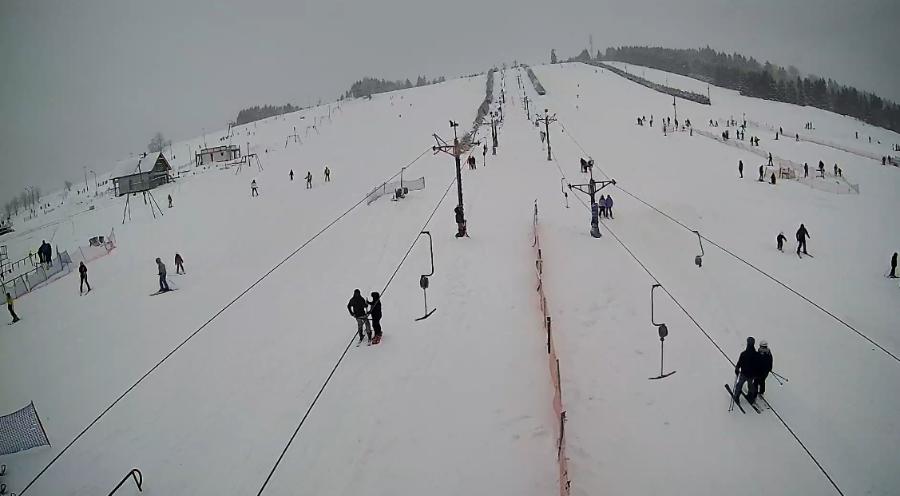 Kamerka na stoku w Rzeczce - 11 stycznia 2026