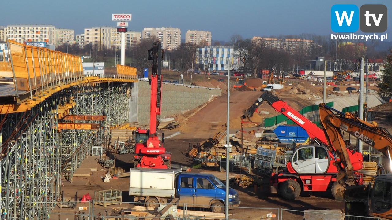 Budowa obwodnicy zobacz postęp prac Telewizja Wałbrzych